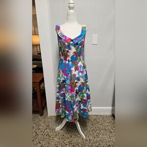 Bettie Page Abstract Pinup Dress